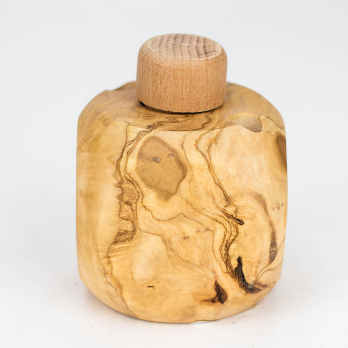 VOW | Olive Wood Big Apple Dugout/Smoker's Gift Wooden Pipe Variety Olive Wood