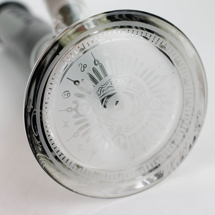 Castle Glassworks | 16" Wolf Etched Beaker Glass Bong Castle Glassworks
