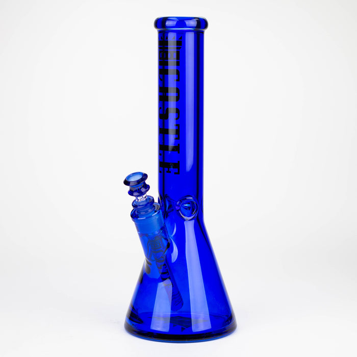 Castle Glassworks | 14" Electroplated Beaker [C-004] Glass Bong Castle Glassworks Blue