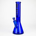 Castle Glassworks | 14" Electroplated Beaker [C-004] Glass Bong Castle Glassworks Blue