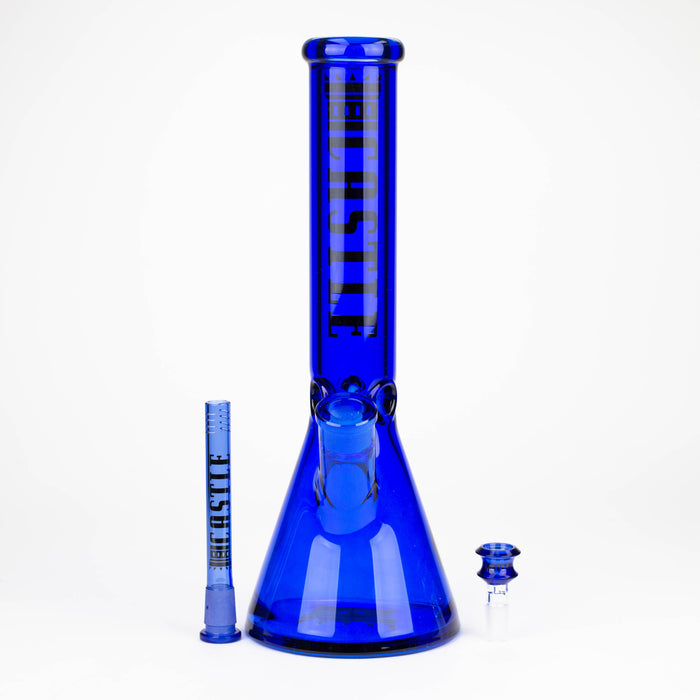Castle Glassworks | 14" Electroplated Beaker [C-004] Glass Bong Castle Glassworks