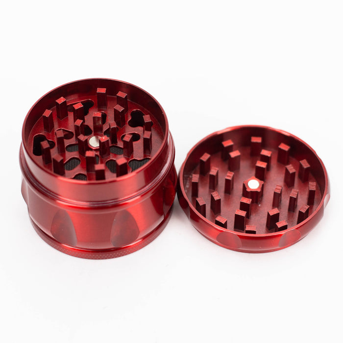 Z2.2" Drum Shape Metal Grinder With Canada Flag 4 Layers Box of 6 [GZ6278] Display Pack 777 Smoke