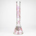 Castle Glassworks | 16" Cherry Blossom Beaker Glass Bong Castle Glassworks