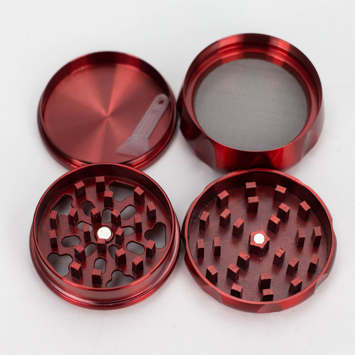 Z2.2" Drum Shape Metal Grinder With Canada Flag 4 Layers Box of 6 [GZ6278] Display Pack 777 Smoke