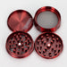 Z2.2" Drum Shape Metal Grinder With Canada Flag 4 Layers Box of 6 [GZ6278] Display Pack 777 Smoke