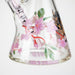 Castle Glassworks | 16" Cherry Blossom Beaker Glass Bong Castle Glassworks