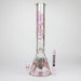 Castle Glassworks | 16" Cherry Blossom Beaker Glass Bong Castle Glassworks