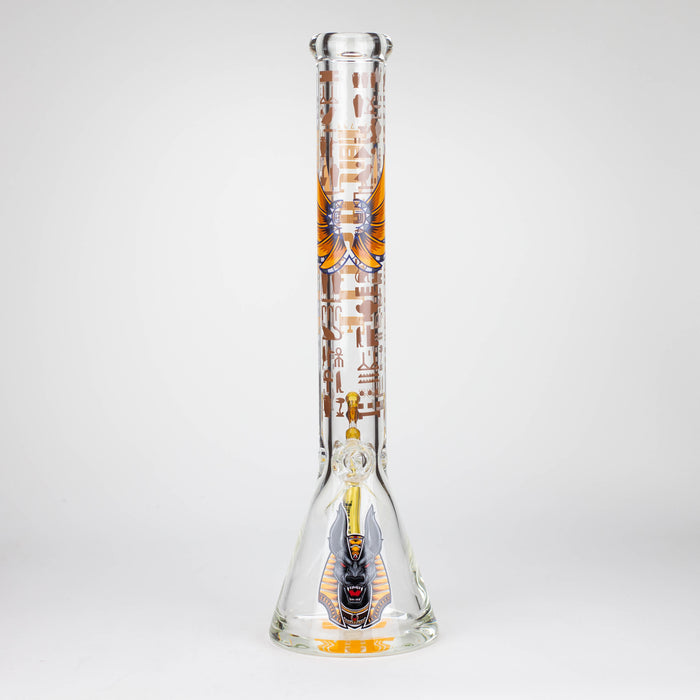 Castle Glassworks | 18" Anubis Beaker Glass Bong Castle Glassworks