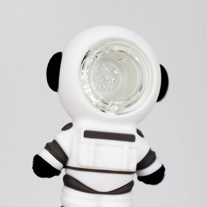 3.5" Astronaut hand pipe-Assorted [H264] Silicone Pipe YHS Smoke