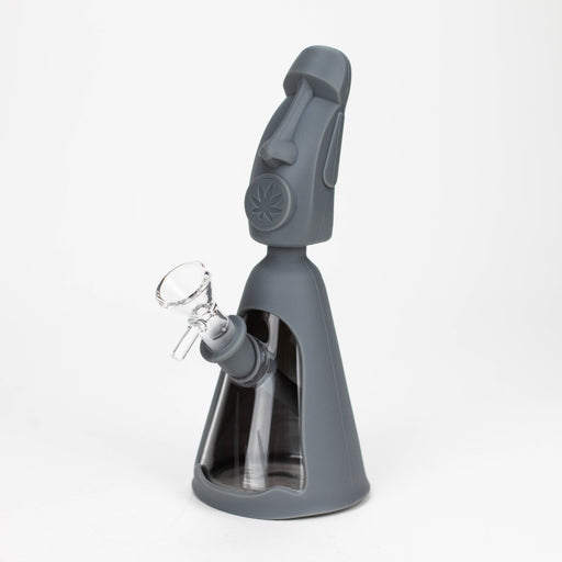 8" Resurrected stone statue water pipe [H262] Resin · Silicone · Plastic Bong YHS Smoke