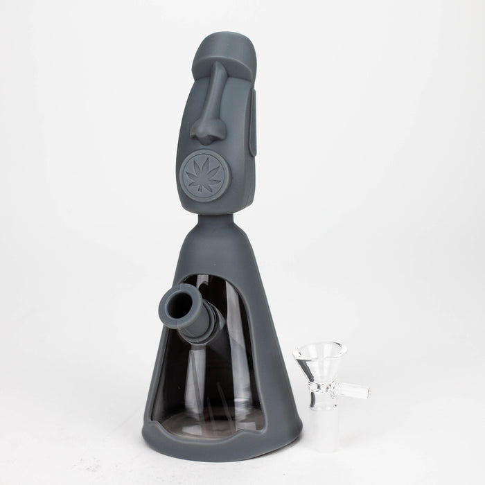8" Resurrected stone statue water pipe [H262] Resin · Silicone · Plastic Bong YHS Smoke