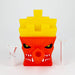 8" French fries water pipe [H343] - Assorted Resin · Silicone · Plastic Bong YHS Smoke