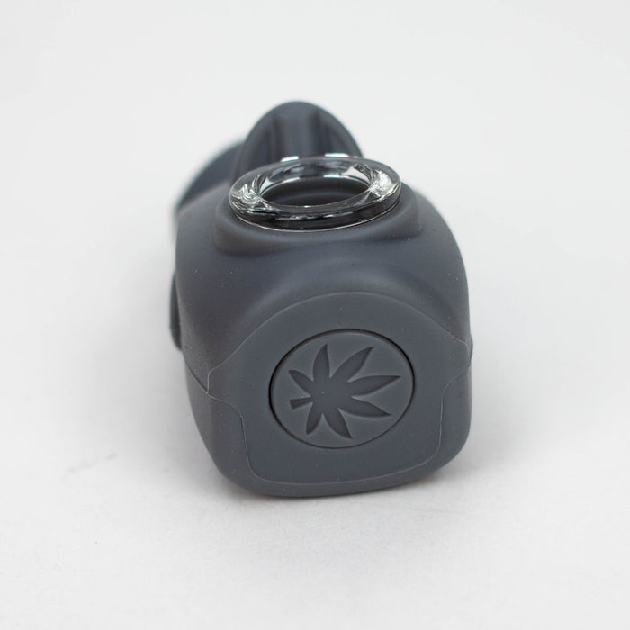 3.5" Resurrected stone head statue hand pipe [H261] Silicone Pipe YHS Smoke