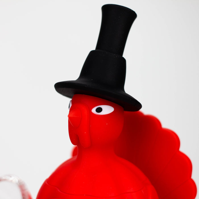 7" Turkey water pipe-Assorted [H248] Resin · Silicone · Plastic Bong YHS Smoke