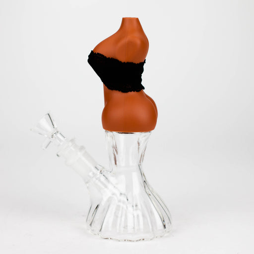 8" Glamourous water pipe [H331]-Assorted Resin · Silicone · Plastic Bong YHS Smoke