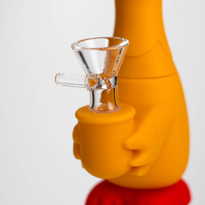 7" Screaming chicken water pipe [YS-560] Resin · Silicone · Plastic Bong JJ Distribution