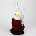 9'' Resin eagle water pipe [H242] Resin · Silicone · Plastic Bong YHS Smoke
