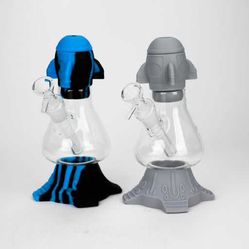 9" Rocket beaker water pipe-Assorted [H220] Bongs YHS Smoke