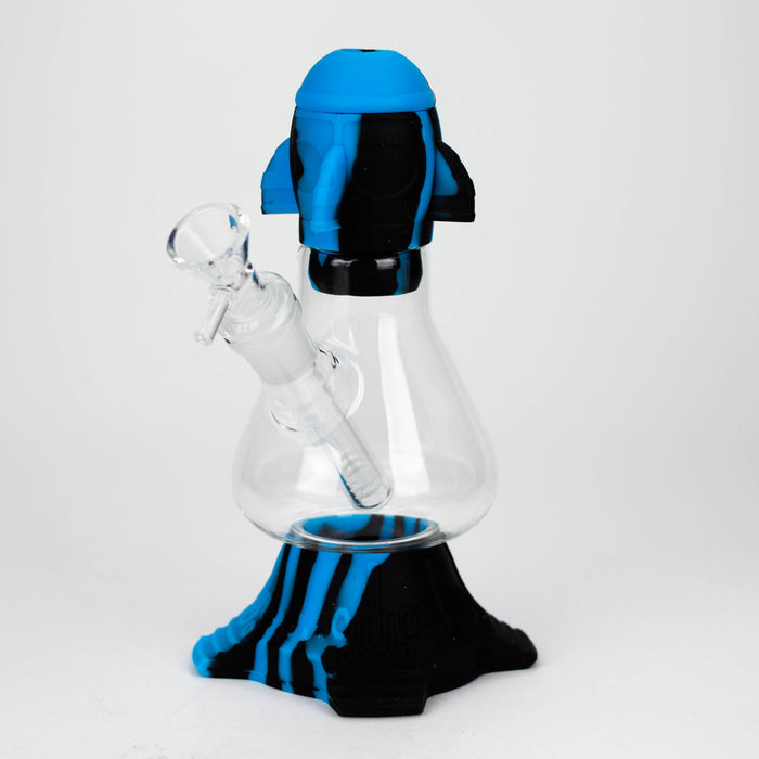 9" Rocket beaker water pipe-Assorted [H220] Glass Bong YHS Smoke