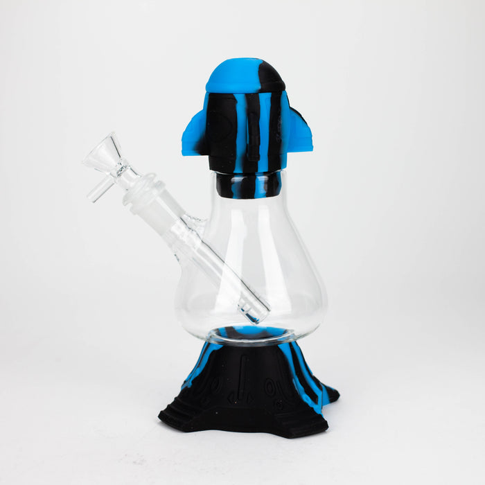 9" Rocket beaker water pipe-Assorted [H220] Glass Bong YHS Smoke