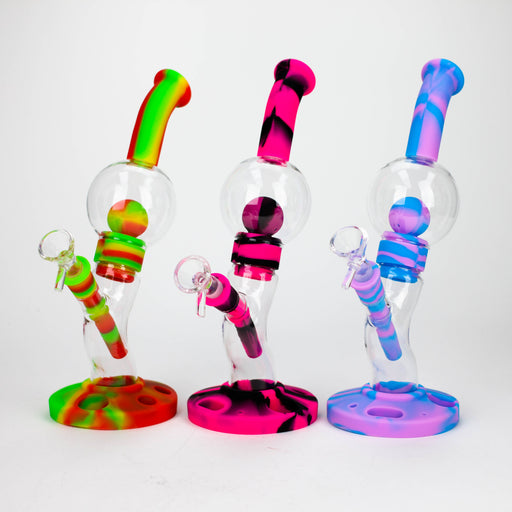 10" Ball water pipe-Assorted [H214] Glass Bong YHS Smoke