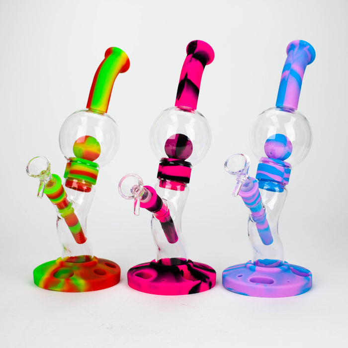 10" Ball water pipe-Assorted [H214] Glass Bong YHS Smoke