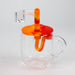 5'' Glass cup Rig-Assorted [H207] Resin · Silicone Rig YHS Smoke