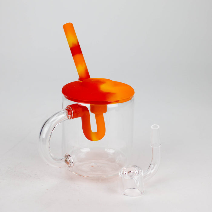 5'' Glass cup Rig-Assorted [H207] Resin · Silicone Rig YHS Smoke