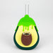 6" Avocado water pipe [H357] Resin · Silicone · Plastic Bong YHS Smoke