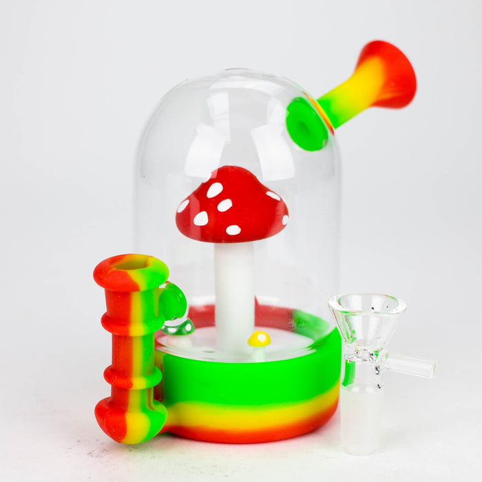 6'' Waterwheel water pipe-Mushroom