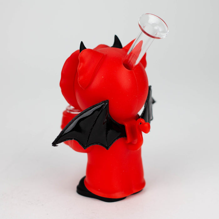 6" Devil water pipe [H309] Resin · Silicone · Plastic Bong YHS Smoke