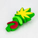 3" 710 marijuana leaf hand pipe-Assorted [H303] Silicone Pipe YHS Smoke
