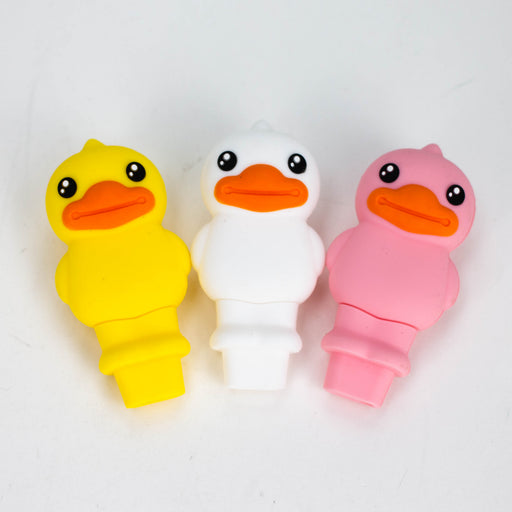 3" Mini duck hand pipe-Assorted [H297] Silicone Pipe YHS Smoke
