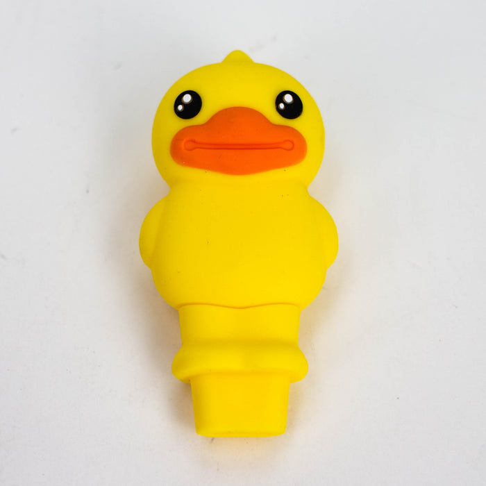 3" Mini duck hand pipe-Assorted [H297] Silicone Pipe YHS Smoke