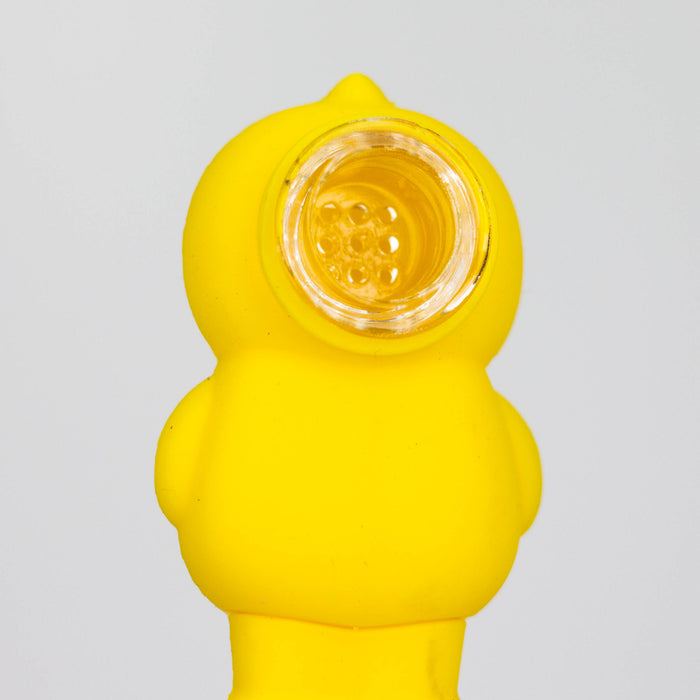 3" Mini duck hand pipe-Assorted [H297] Silicone Pipe YHS Smoke