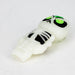3.5" Skull Silicone hand Pipe with glow [H288G] Silicone Pipe YHS Smoke