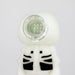 3.5" Skull Silicone hand Pipe with glow [H288G] Silicone Pipe YHS Smoke