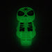 3.5" Skull Silicone hand Pipe with glow [H288G] Silicone Pipe YHS Smoke