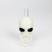 4" Alien hand pipe glow in the dark [H279G] Silicone Pipe YHS Smoke