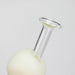 4" Alien hand pipe glow in the dark [H279G] Silicone Pipe YHS Smoke