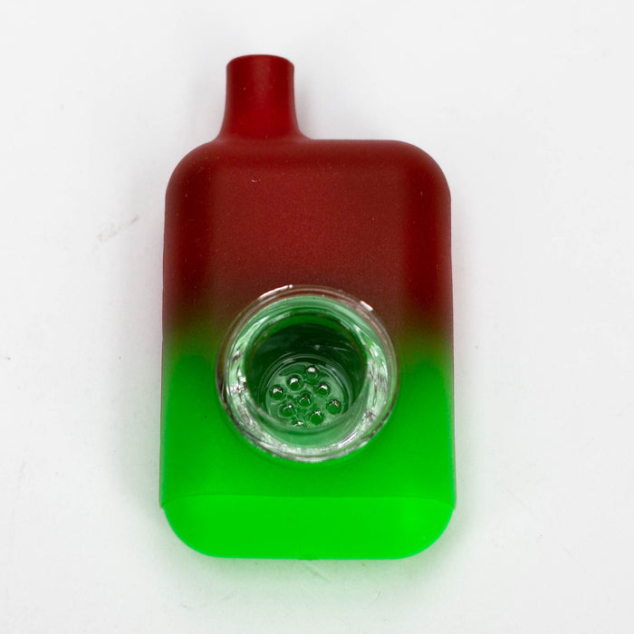 3" Elipuff silicone hand pipe-Assorted [H273] Silicone Pipe YHS Smoke