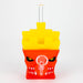 8" French fries water pipe [H343] - Assorted Resin · Silicone · Plastic Bong YHS Smoke