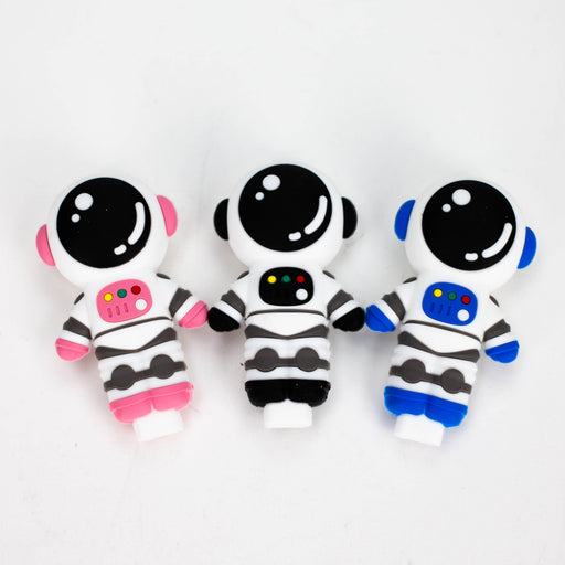 3.5" Astronaut hand pipe-Assorted [H264] Silicone Pipe YHS Smoke