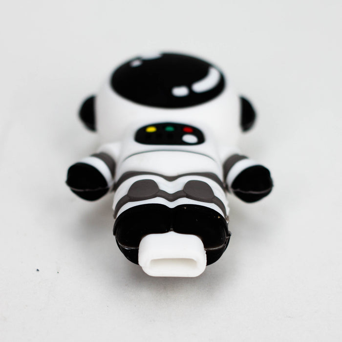 3.5" Astronaut hand pipe-Assorted [H264] Silicone Pipe YHS Smoke