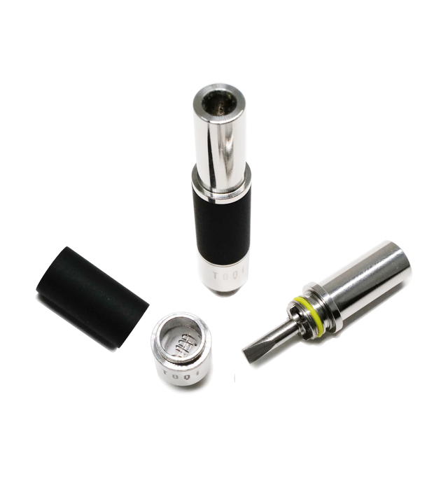 TOQi 510 Dab Cartridge with Built-In Tool & Quartz Coil - Compatible with Wax & Concentrates for Enhanced Flavor & Potency
