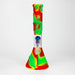 11" Silicone with glass percolator bong - Assorted[SP1060] Resin · Silicone · Plastic Bong ONE