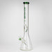 NG-18 inch Tall Flat Mouth Elbow Beaker [S303A] Glass Bong High-End Brands Glass Green