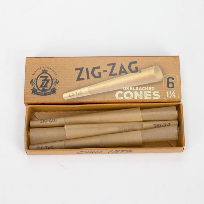 Pre-Rolled Cones - Zig-Zag Brown 1 1/4 Papers Box of 24