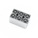 TOQi 510 Cartridge Holder - Precision CNC-Machined Aluminum, UV Protection, Holds 6 - Available in Silver & Rose Gold Part · Accessory TOQi