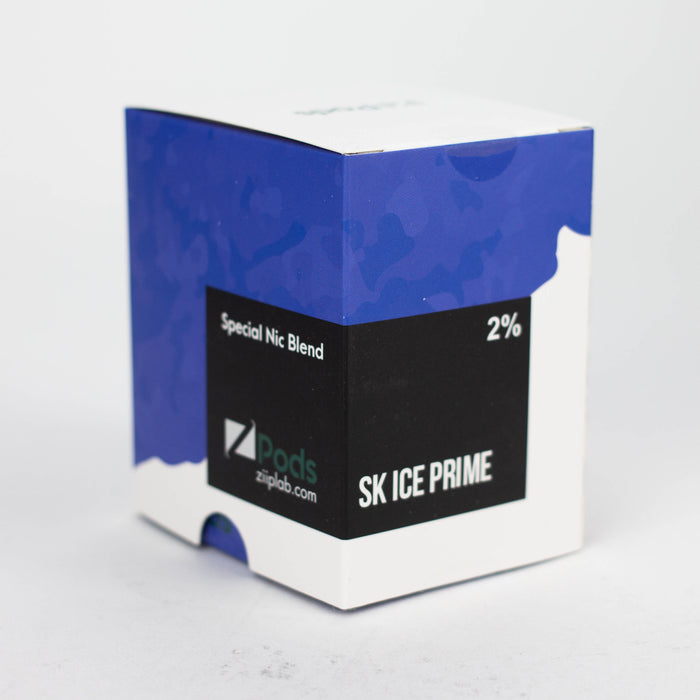 ZPOD | SKTL collection Pods Box of 5 packs (20 mg/mL) Federal Excise Tax ONE SK Ice Prime